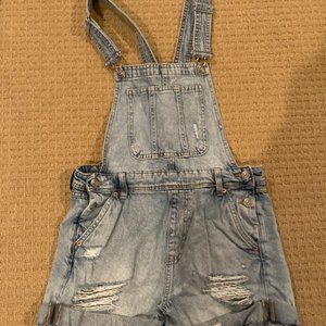 Overall Shorts